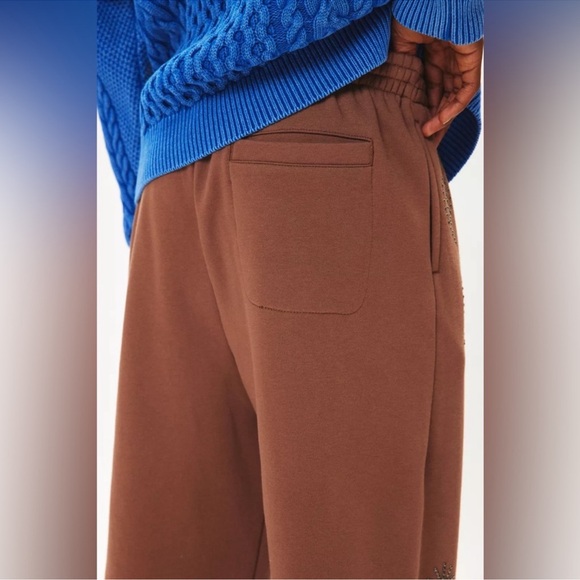 Urban Outfitters BDG Studded Up Chocolate Brown Bohemian Sweatpants XL - Picture 3 of 7